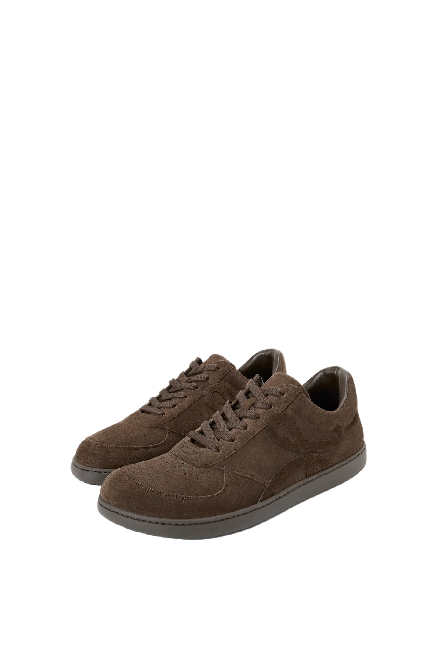 Jambo Suede Calfskin Sneakers – Dark Brown