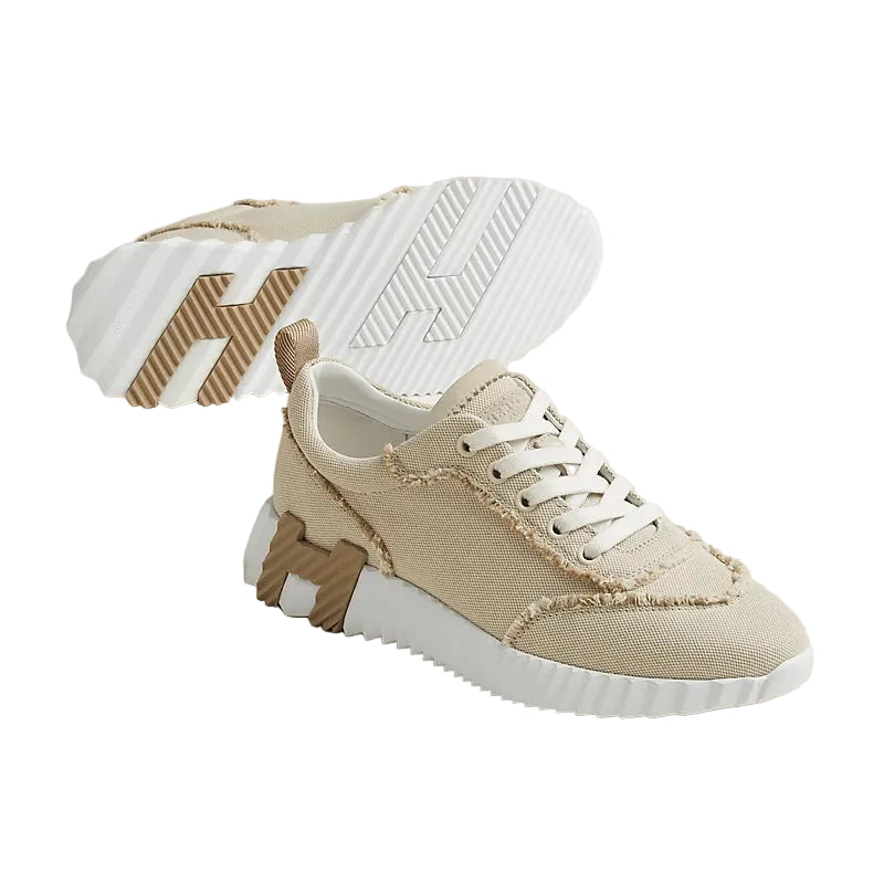 Premium Sport Sneakers - beige mesh