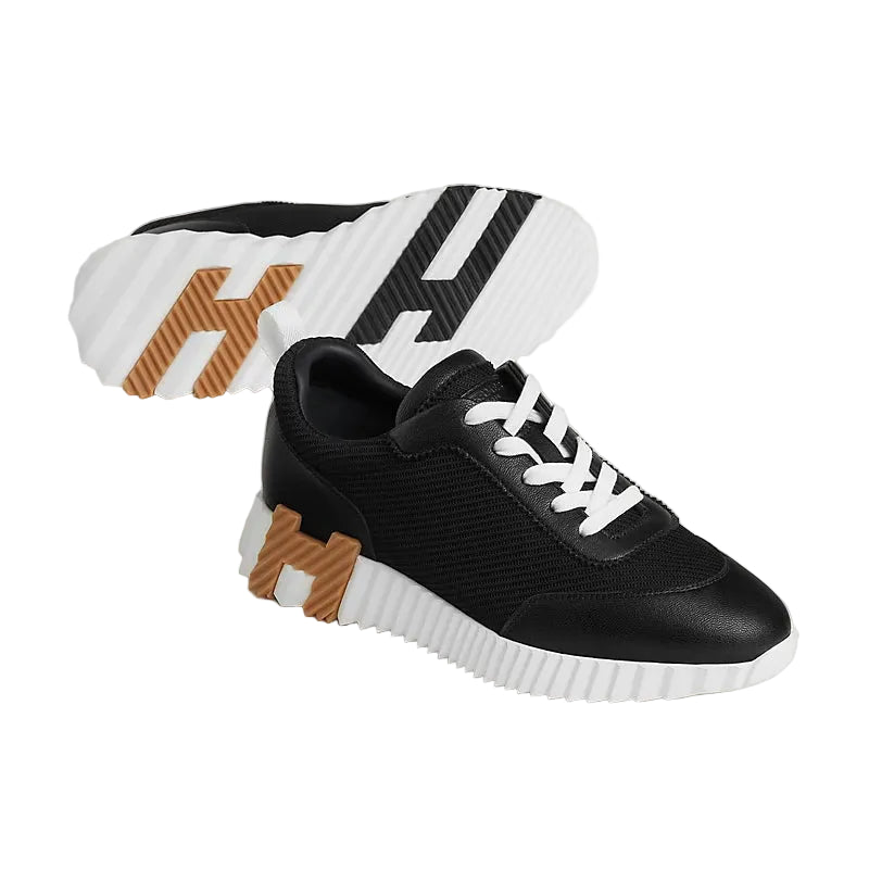 Premium Sport Sneakers - black suede