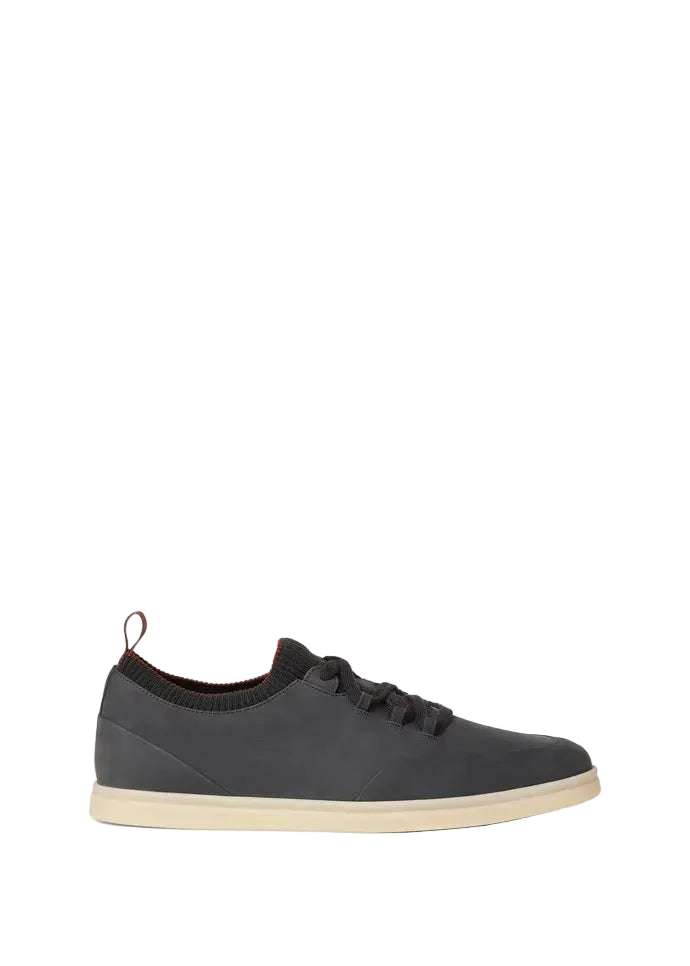 Soho Walk Leather Sneakers – Obsidian Gray