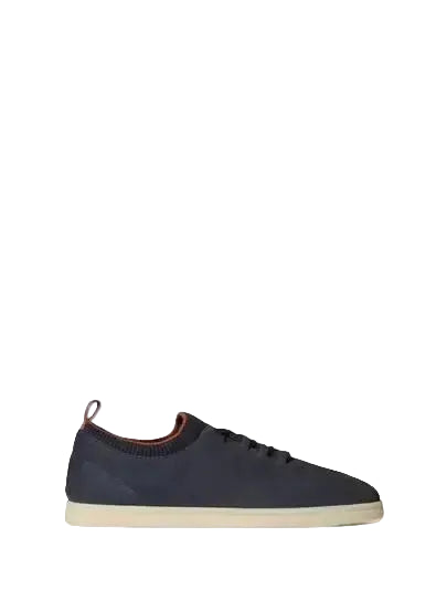 Soho Walk Leather Sneakers – Navy Blue