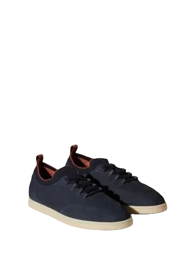 Soho Walk Leather Sneakers – Navy Blue