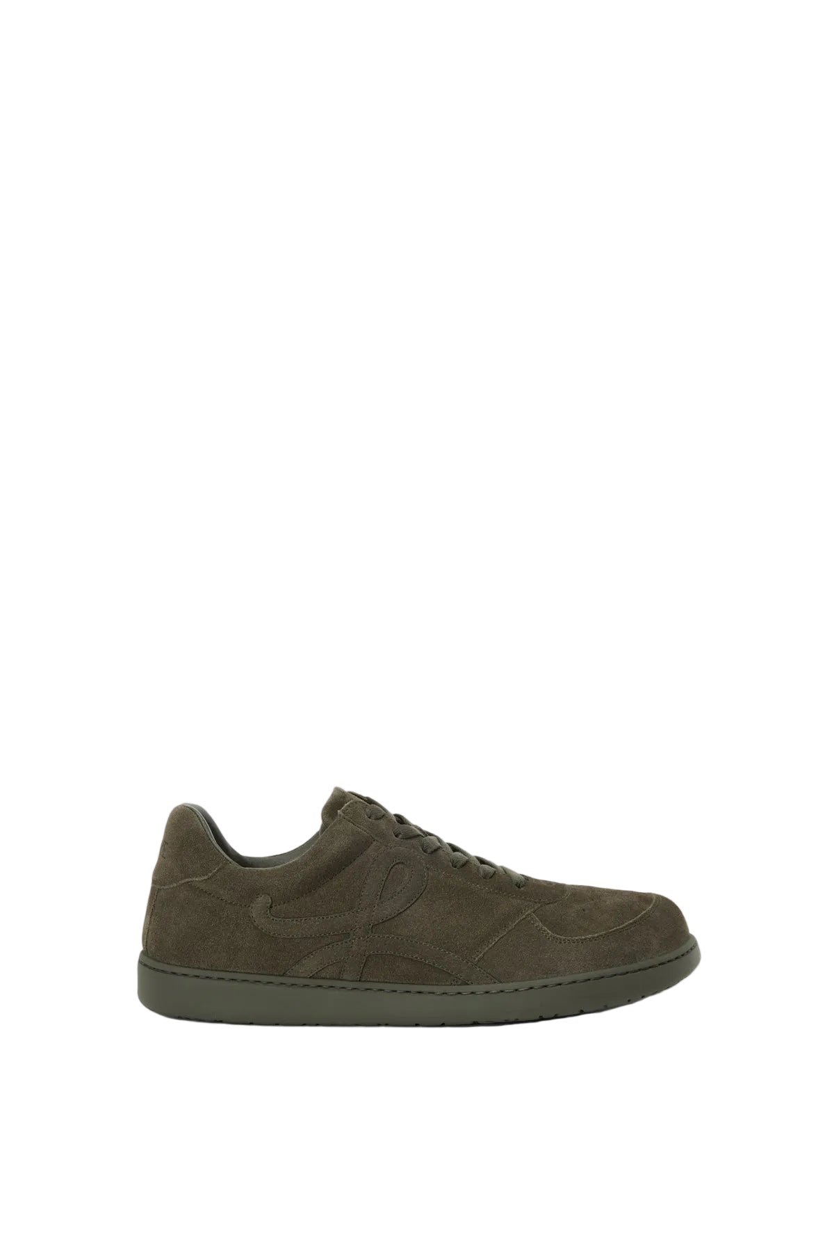 Jambo Suede Calfskin Sneakers – Olive Green