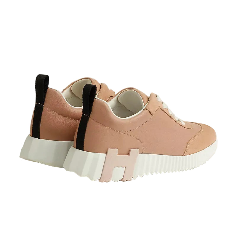 Premium Sport Sneakers - beige leather