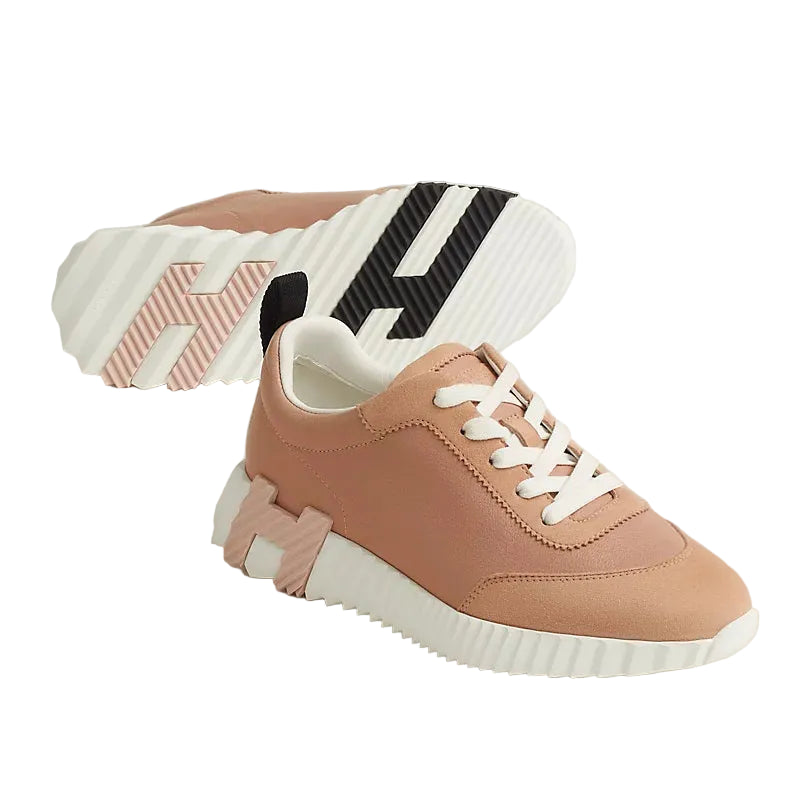 Premium Sport Sneakers - beige leather