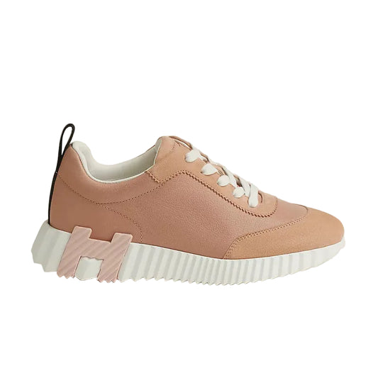 Premium Sport Sneakers - beige leather
