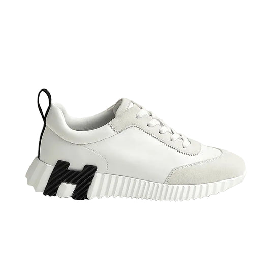 Premium Sport Sneakers white & black hermes