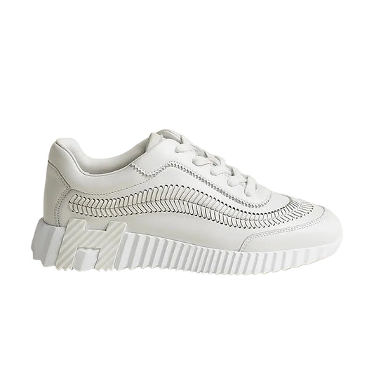 Premium Sport Sneakers - white leather