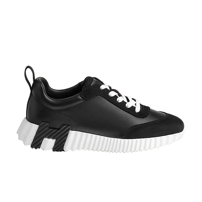 Bouncing Sneakers - Black Leather