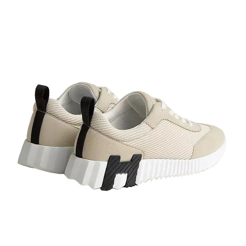 Bouncing Sneakers - Light Beige Suede Front